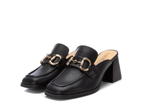 Zuecos CARMELA mujer piel negro 16144504 38