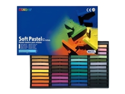Caja de 48 pasteles secos Mungyo multicolores de 1 cm extra suaves, oz internacionales