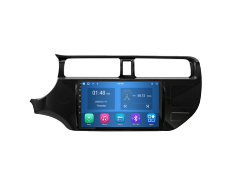 Autoradio 4GB RAM64GB ROM ROVERONE para Kia RIO 4 K3 2011 - 2015 CarPlay Android Coche Radio Bluetooth Navegación