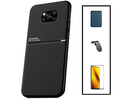 Funda y Protector Xiaomi Redmi Poco X3 Pro PHONECARE Magnetic Lux Negro
