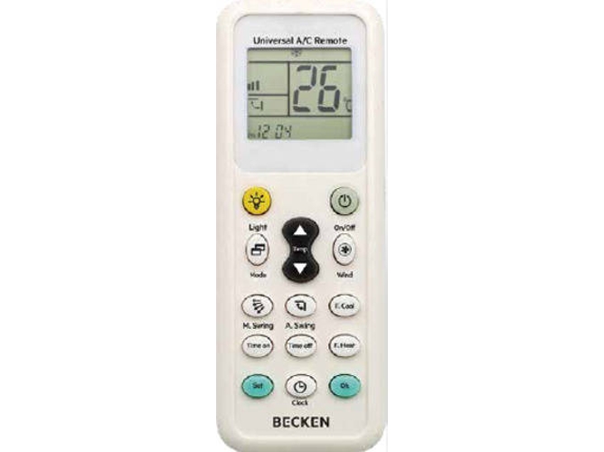 Mando Universal de Aire Acondicionado BECKEN BRC3812