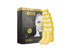 Mascarilla ocular eficaz con oro de 24k y propiedades antiarrugas.