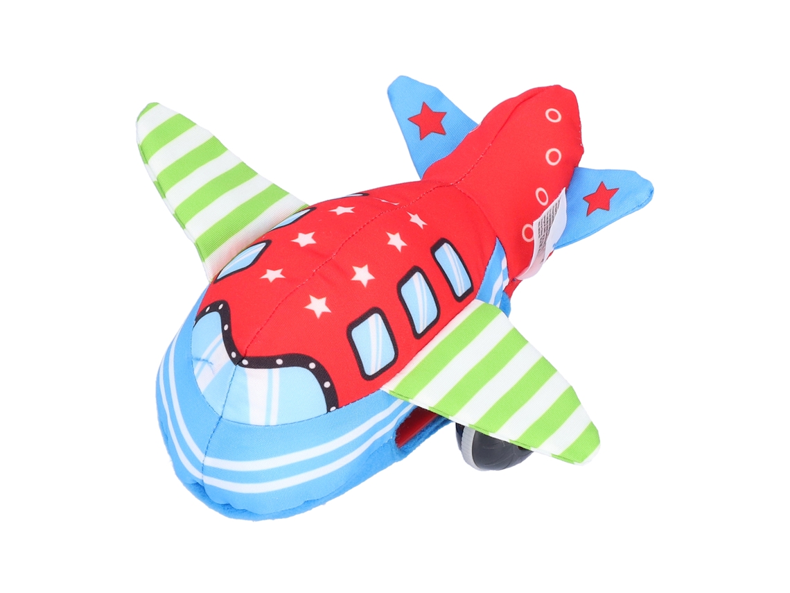 Avión De Juguete Educativo De Plástico Blando Anticaída Para Bebés Con Retorno Automático.