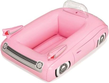 Nevera Hinchable Flotante BESTWAY Coche de Fiesta Rosa 89x69 cm