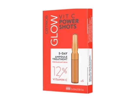 Ampollas Catrice Glow Vit C Power Shots Vitamina C 5 Unidades (9 ml)