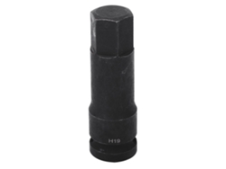 Adaptador de punta hexagonal de 1/2 pulgada para llave de impacto neumática reforzada H19