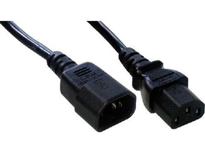 Cable de Alimentación MCL (C14 - C13 - 1 m - Negro)