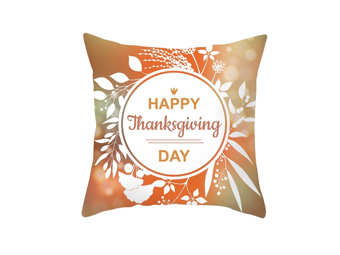 Serie Calabaza enana de Acción de Gracias Funda Decorativa de Almohada