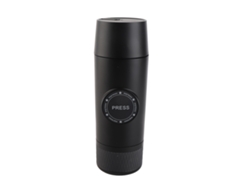 Cafetera eléctrica portátil inalámbrica con batería de 2600 mAh y 15 bares de presión.