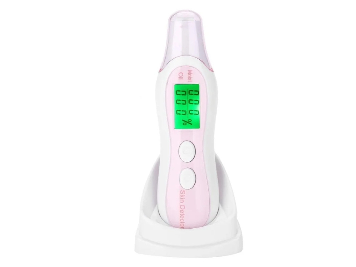 Bolígrafo digital para medir la piel con pantalla LCD, analizador de precisión de aceite y humedad para el cuidado de la piel en viajes. Bestvite