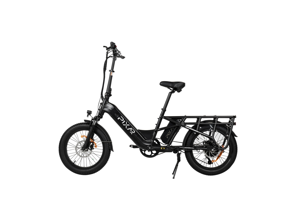 Pixar Plus7 500w 48v 10ah Bicicleta Eléctrica Fat Tire Negra