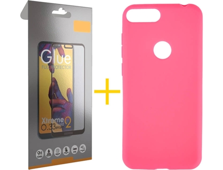 Carcasa + Protector Alcatel 1S 2019 SKYHE Lisa Rosa 79642