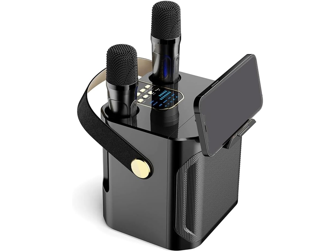 Altavoz Portátil De Karaoke Bluetooth Estéreo 360 De Alta Potencia