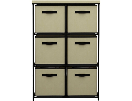 Cajonera SILVANO Beis (Hierro - 34x64x97 cm)