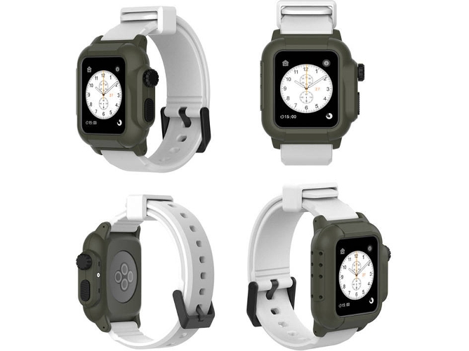 Carcasa WISETONY Apple Watch Series 2 y 3, 42 mm Blanco