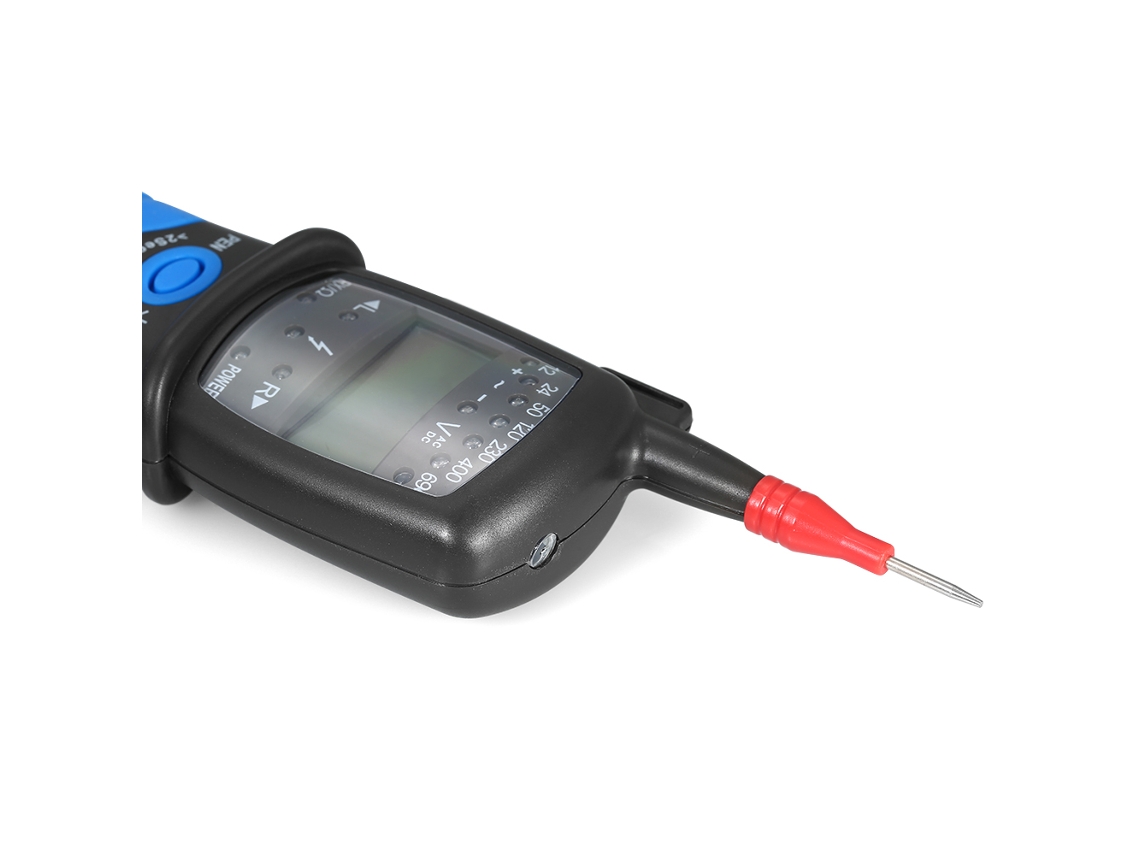 Probador De Voltaje Ca/cc Holdpeak Con Pantalla Lcd, Prueba De Continuidad Y Rotación De Fase, Portátil, 12-690 V