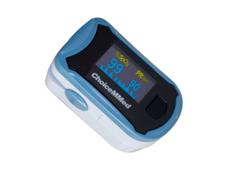 Pulsioximetro Finger Wave Saturometro Pletismografico Digital Frecuencia Cardiaca Y Spo2 Pantalla Oled MOBICLINIC