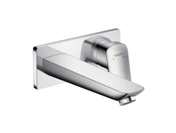 HANSGROHE Logis mezclador de lavabo, empotrado, proyección 195mm, desagüe sin cierre, 71220, Color: cromado