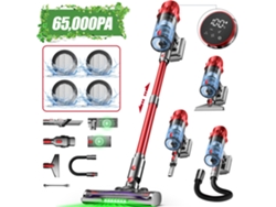 Aspiradora vertical Daccormax de 550 W y 65 kPa con cepillo para mascotas y manguera (70 min de autonomía, 1,8 l)