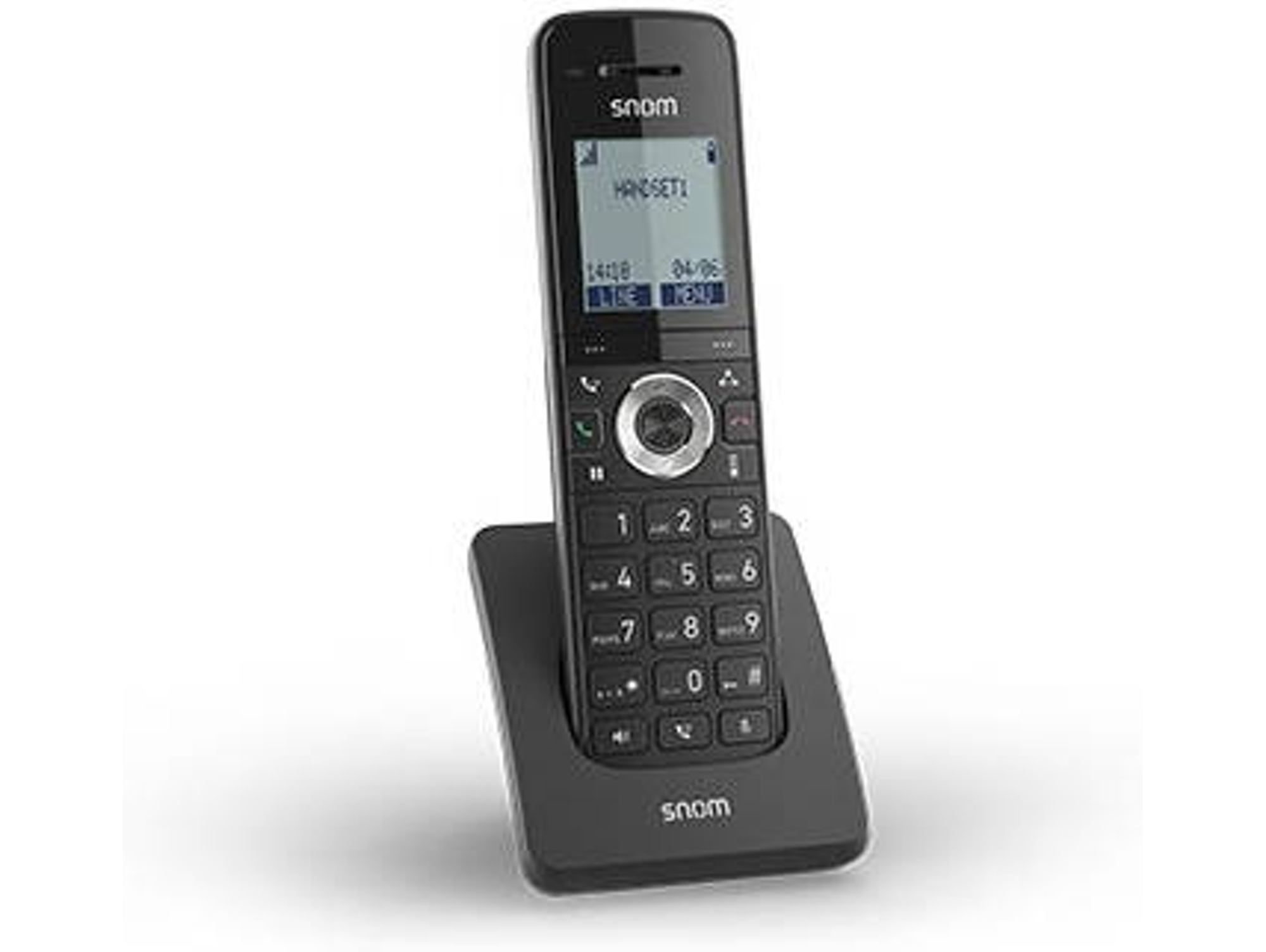 Teléfono fijo Sin Cable SNOM M15 SC negro