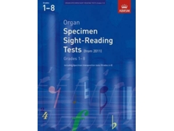 Partitura ABRSM Organ Specimen Sight-Reading Tests - Grades 1-8 (Para Órgano - Idioma: Inglés)