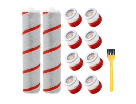 Reemplazos de cepillo de rodillo de filtro HEPA para Xiaomi Dreame V9 V9P V10 accesorios para aspiradoras de mano Kit de piezas de 11 piezas