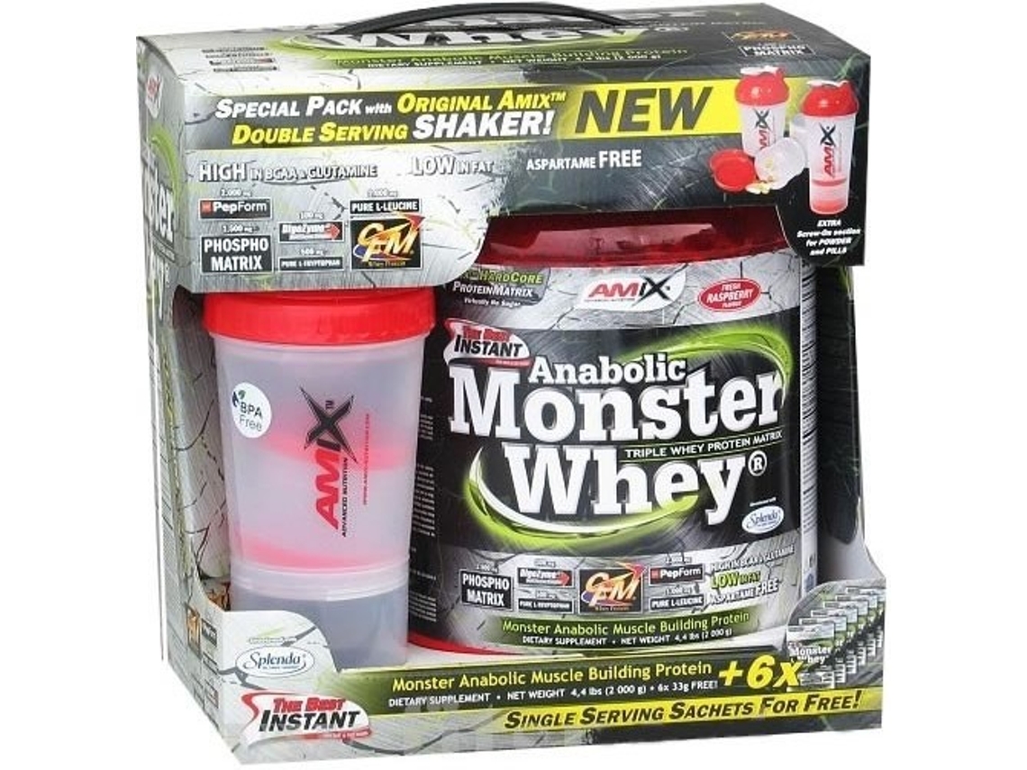 Proteína AMIX Anabolic Monster (2 Kg, 200 Gr - Chocolate)