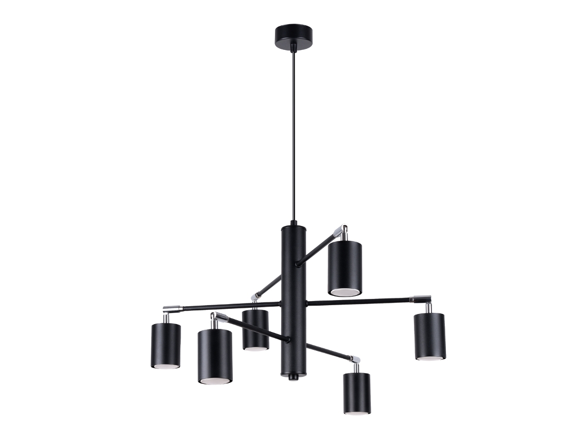 Candelabros Lemmi de acero negro 125x77x77cm SOLLUX LIGHTING