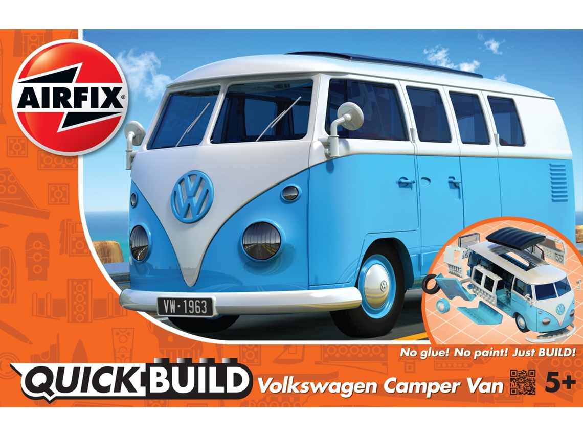 Modelo a escala de autocaravana AIRFIX montagem (5 anos)