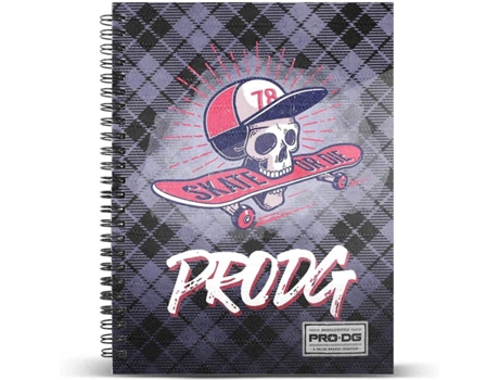 Cuaderno PRODG Skull (A4 - Cuadriculado)