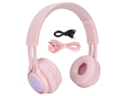 Auriculares Bluetooth Bt06c+ Para Niños Con Luz Rgb Ajustable Y Modo Infantil.