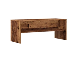 Maison Exclusive - Mueble Para Tv Madera Contrachapada Madera Vieja 100x40x40 Cm