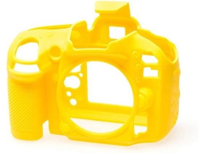 Funda silicona EASYCOVER Nikon D600/D610 Amarillo