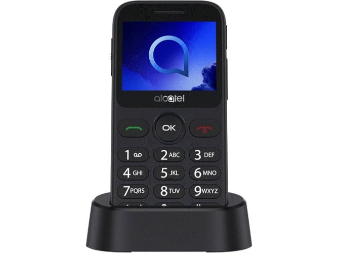 Teléfono Senior ALCATEL 2019G (2.4'' - 2G - Negro)