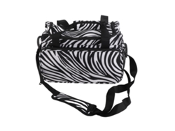Bolso De Pelo Con Rayas Zebra Para Herramientas De Peluquería Borsa Portátil Para Tijeras Y Peines Estuche De Peluquería