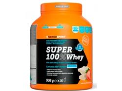 Proteína de Suero de Leche NAMEDSPORT Super 100% WheyWhite Choco & Strawberry (908g)