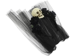 Tiara Com Véu De Caveira Gótica Para Halloween, Dia Dos Mortos, Lolita, Rave, Para Mulheres