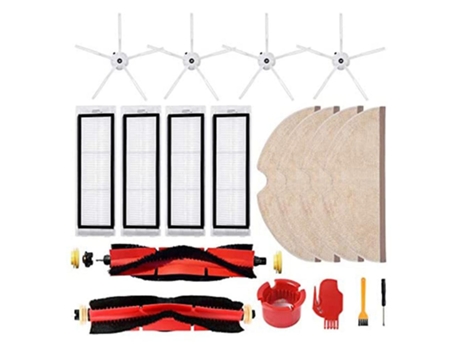 Kit de acessórios de reposição com 18 pacotes para xiaomi roborock s4 s5