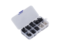 Omni-kit De Conectores Terminales Sm 2.54mm Macho Hembra Con Pin Header Y Terminales De Crimpado 200 Piezas