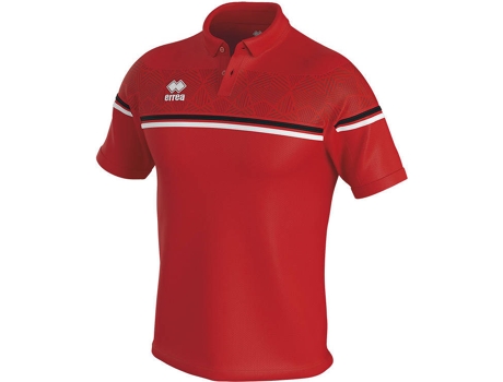 Polo para Hombre ERREA dominic Negro, Rojo, Blanco para Multideportes (4XL)