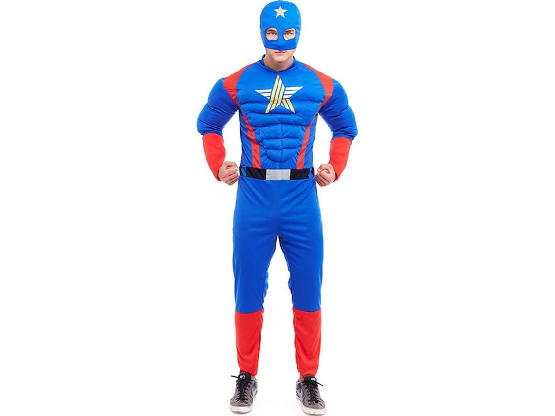Disfraz de Hombre PARTILANDIA héroe estrella americano (Tam.: L)