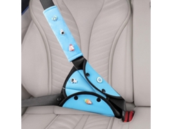 Protector de cinturón de seguridad infantil, almohadilla suave, universal, para hombro y cuello, azul, HEXINYIGJLY