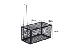 (28*14*14cm) Trampa Para Ratones Con Caja De Almacenamiento Con Cierre Automático Para El Control De Animales En El Hogar