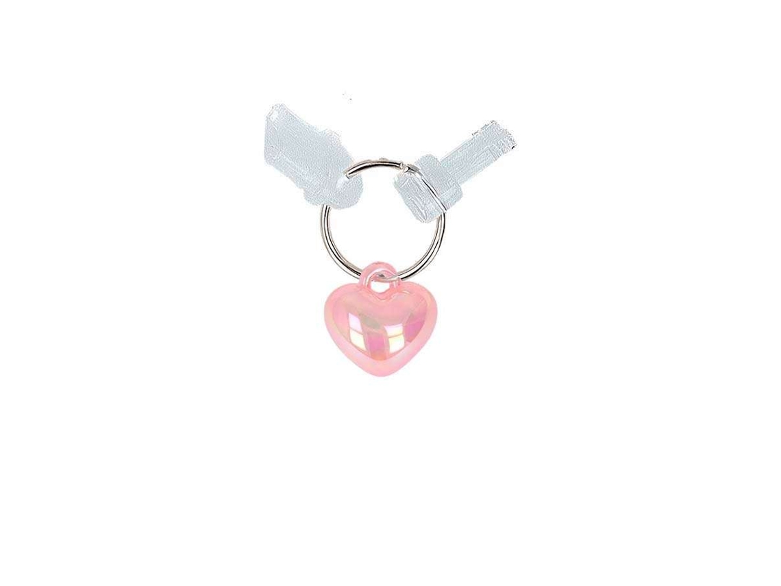 Mini Charm - Tapa Polvo Transparente - Charm Corazón