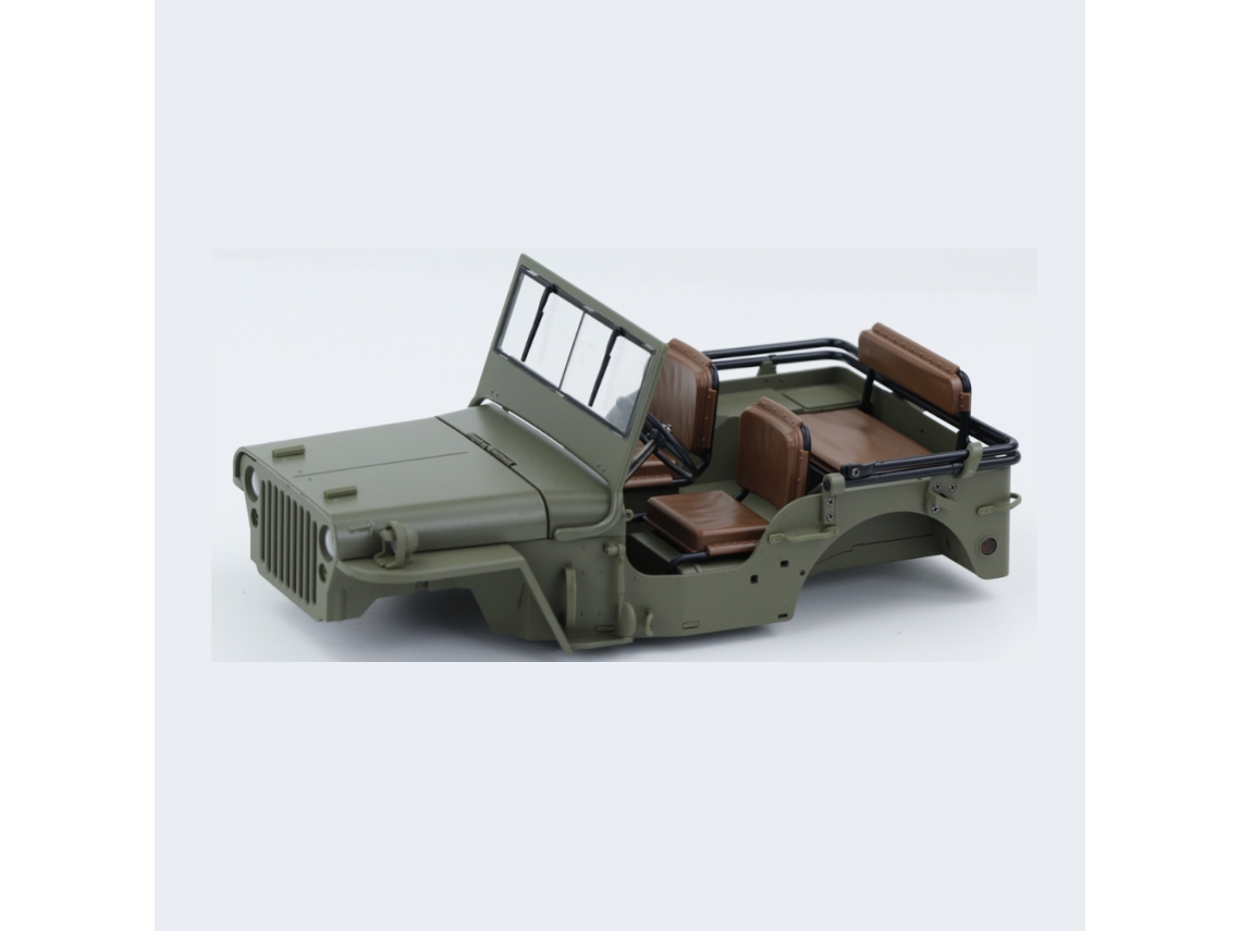 Herramientas trasped Hg4-58 Camión Militar 1/14 Piezas Rc Carrocería Mando Transmisor Neumáticos Soporte Trasero