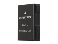 Batería recargable En-el14 para cámara Nikon D3100, batería de litio de 1480 mAh para cámara