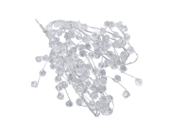 Guirnalda De Alambre Transparente Flexible Con Cuentas De Joyería De 1,2 M Para Decoración Y Manualidades.