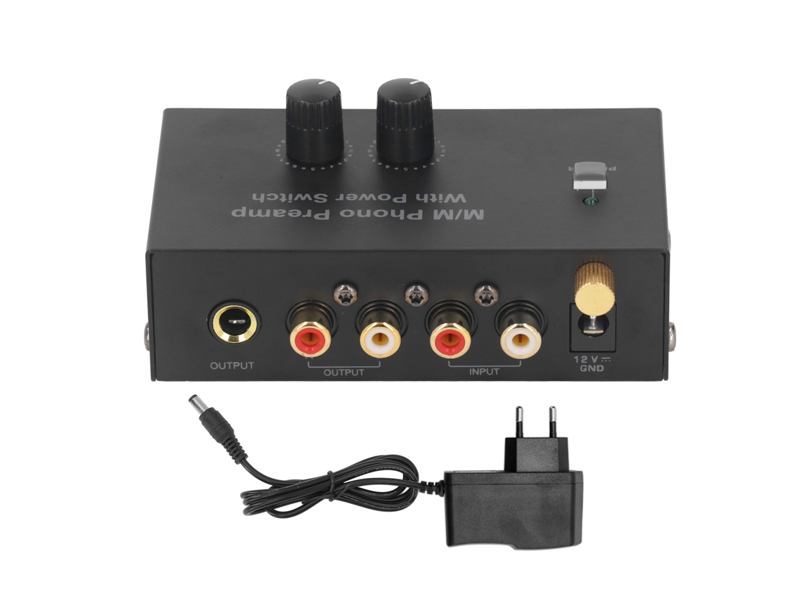 Vlrla-preamplificador De Giradiscos Phono Pp500p Estéreo Bajo Ruido 100‑240v Conector Eu