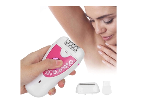 BISBISOUS Máquina de depilación corporal femenina portátil Máquina de depilación indolora Depiladora corporal rosa