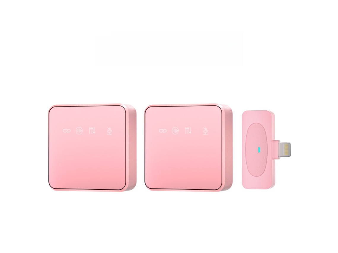 Mini Micrófono Inalámbrico De Solapa Para Grabación Con Un Solo Clic Compatible Con La Interfaz De Apple Cuich